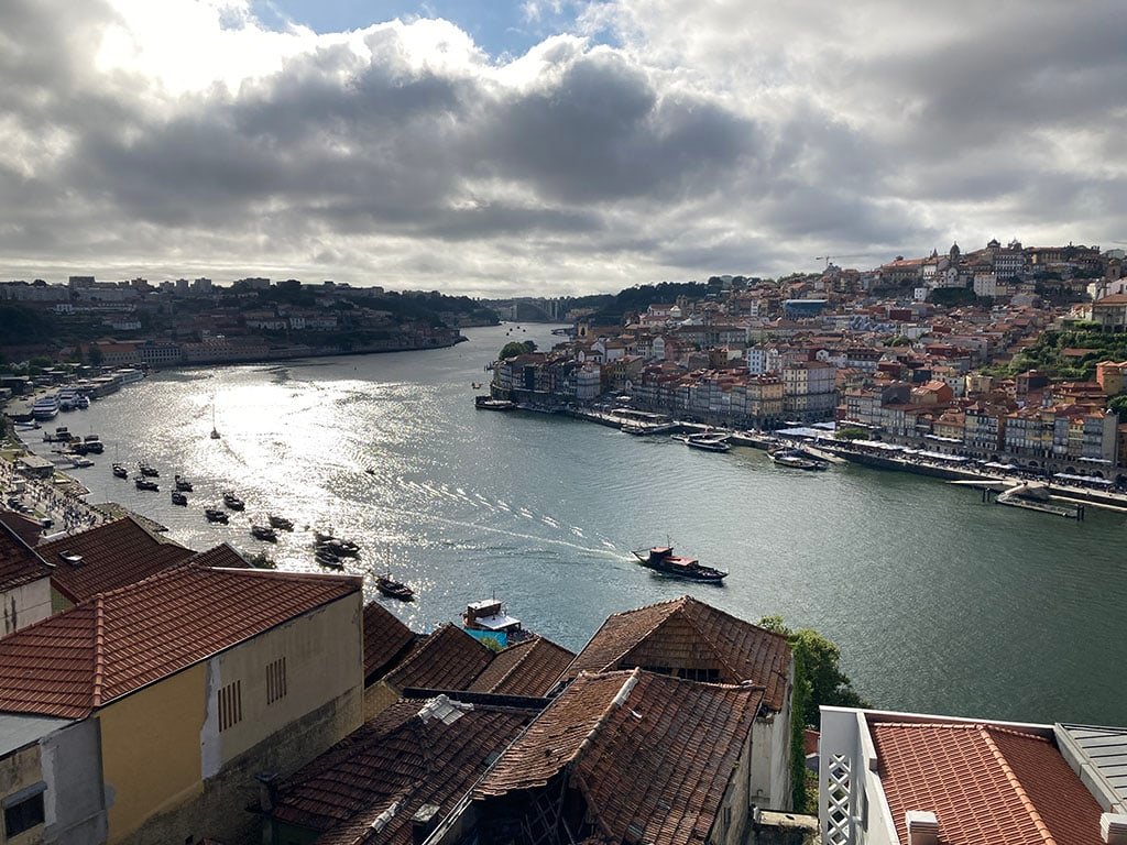 Blick auf Porto und den Douro