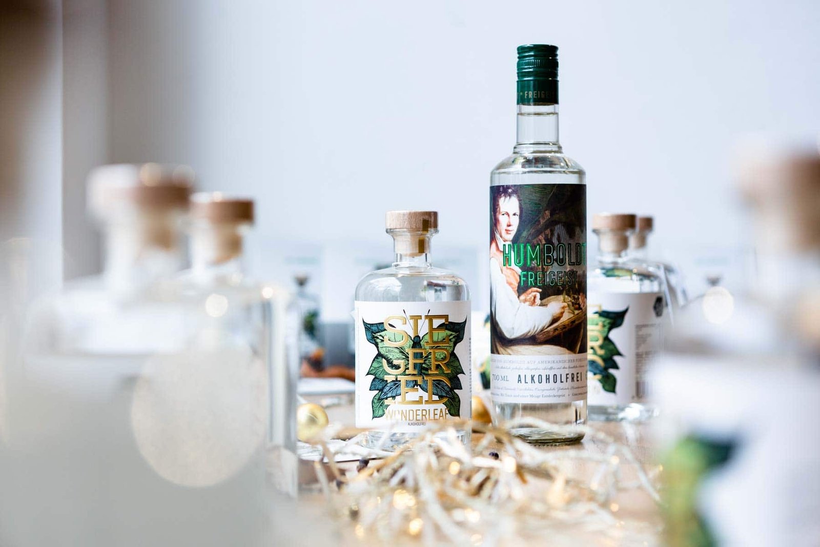 Alkoholfreier Gin im Glas