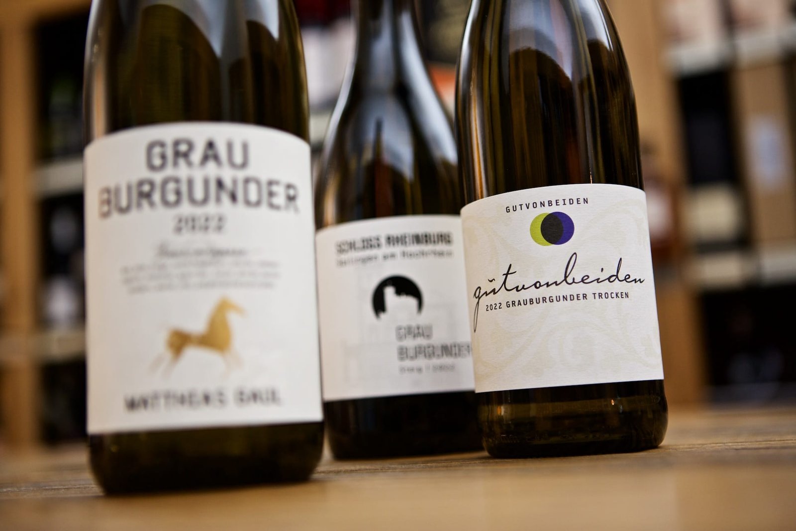 Grauburgunder im Glas