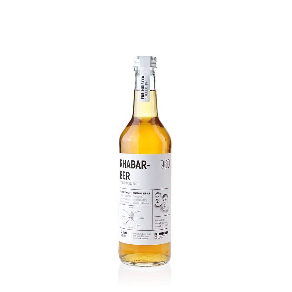 Freimeister Kollektiv Rhabarber Liqueur
